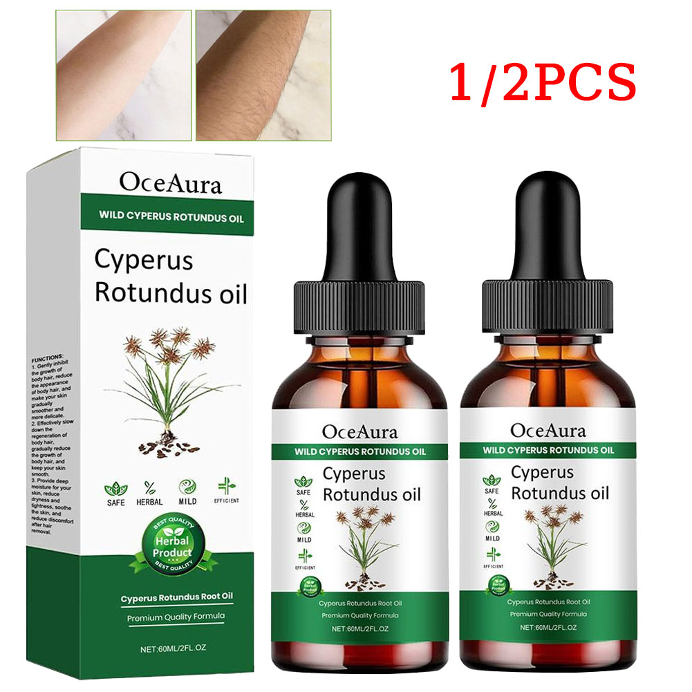 Hair Care Oil Serum - 1/2pcs Natural Cyperus Rotundus Oil Gentle