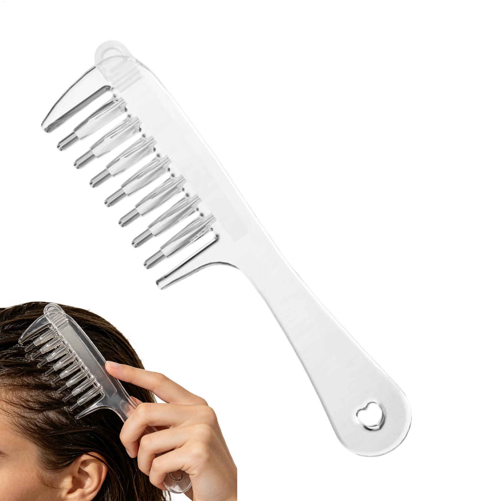 Hair Care Oil Serum - Refillable Scalp Hair Oil Applicator Comb