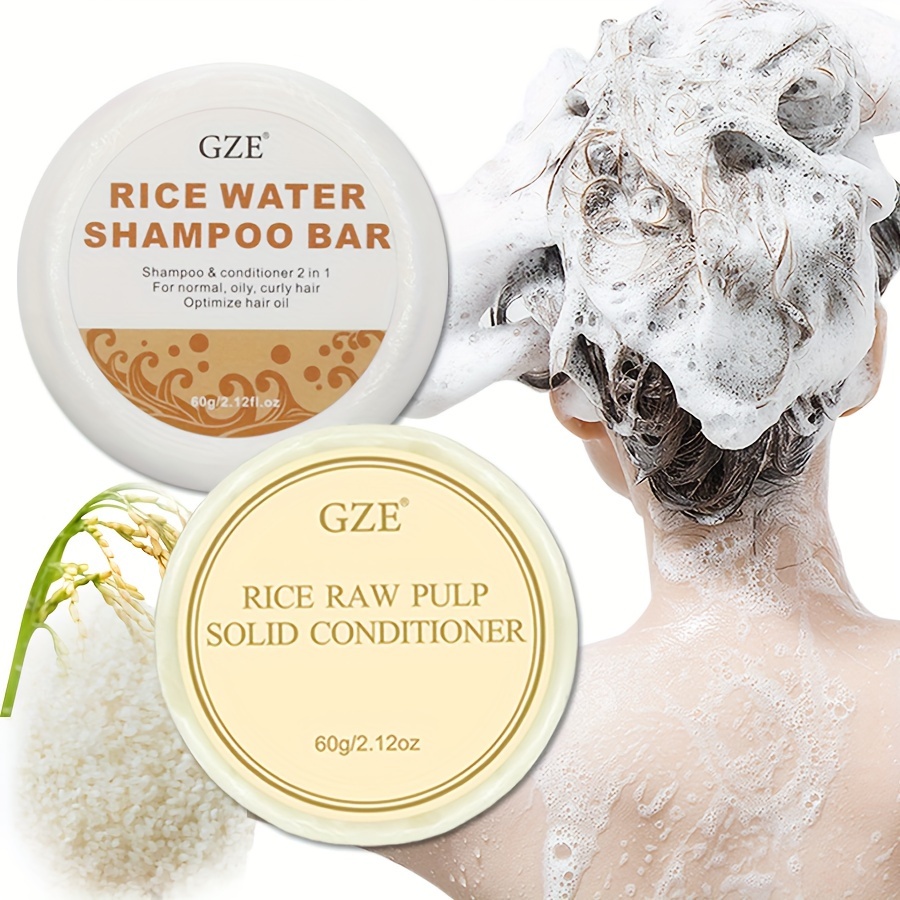 GZE Rice Water Shampoo Bar Soa - đánh giá và giá Hair Care Treatment