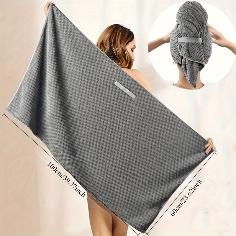 Microfiber Hair Towel Extra La - đánh giá và giá Hair Turban Towel