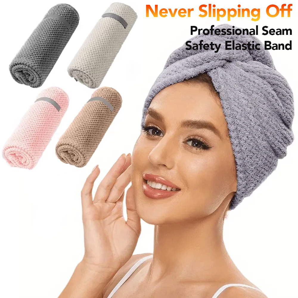 Microfiber Hair Towel Extra La - đánh giá và giá Hair Turban Towel