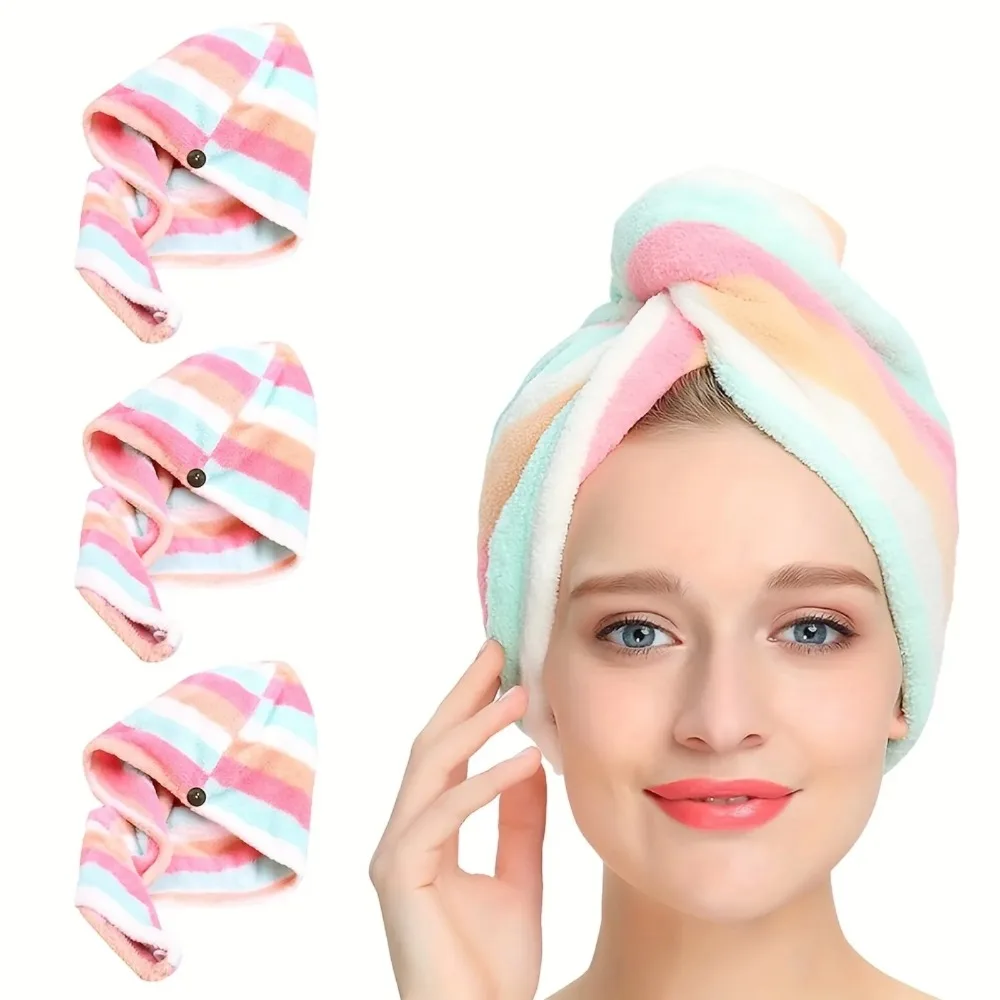 Ultra Absorbent Quick Dry Hair - đánh giá và giá Hair Turban Towel