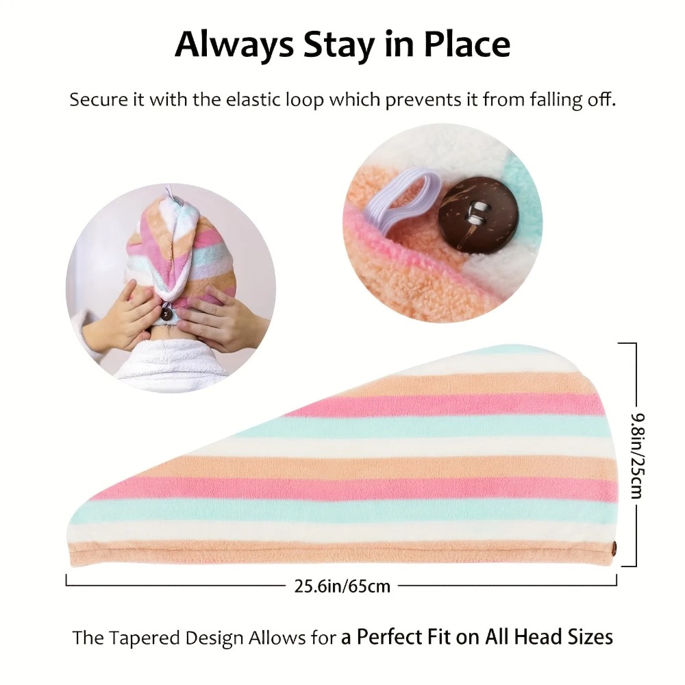 Ultra Absorbent Quick Dry Hair - đánh giá và giá Hair Turban Towel
