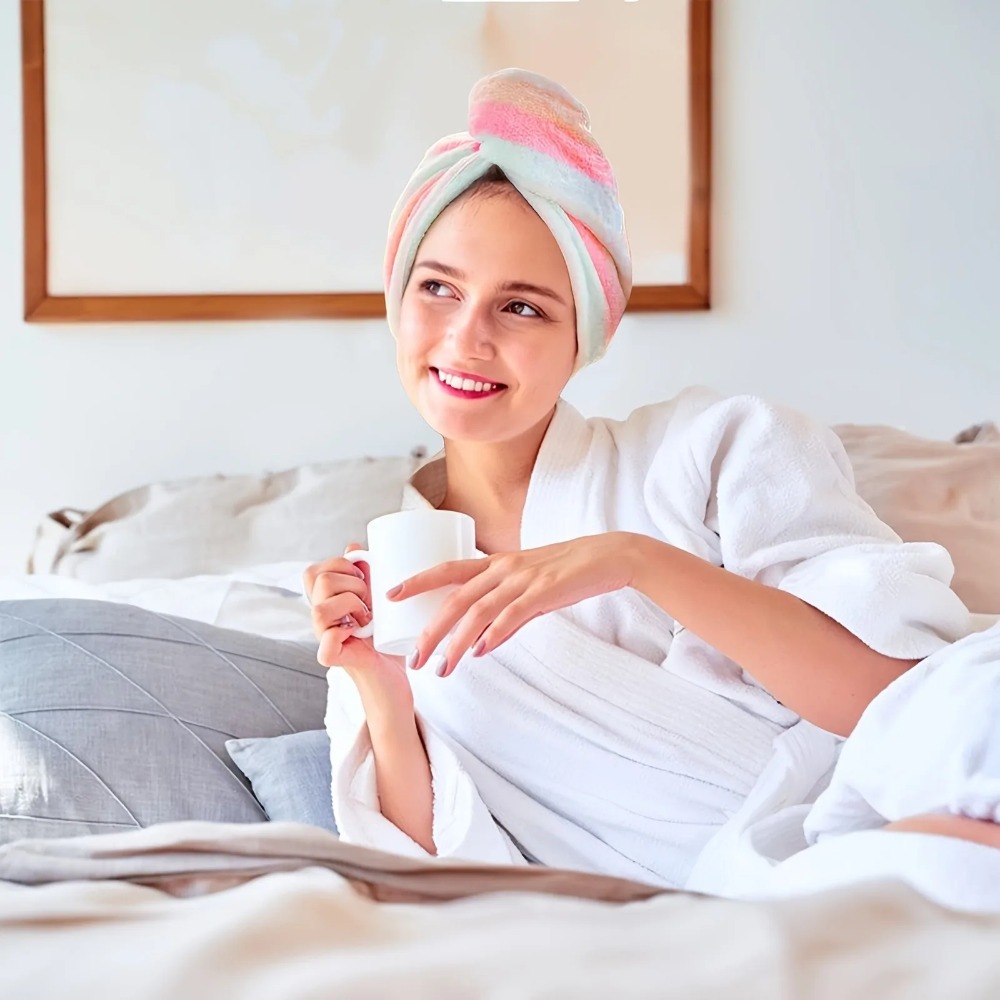 Ultra Absorbent Quick Dry Hair - đánh giá và giá Hair Turban Towel
