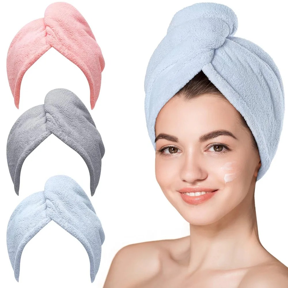 Quick Dry Hair Towel Wrap Anti - đánh giá và giá Hair Turban Towel