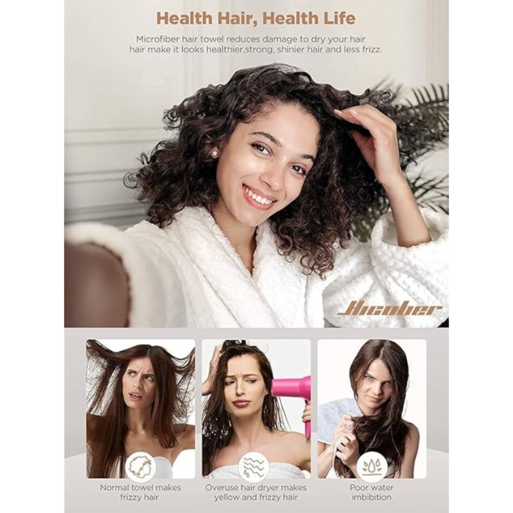 Quick Dry Hair Towel Wrap Anti - đánh giá và giá Hair Turban Towel