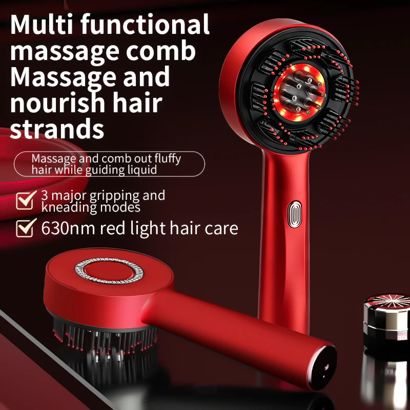 Electric Massage Comb Portable - đánh giá và giá Hair Care Essential Oil