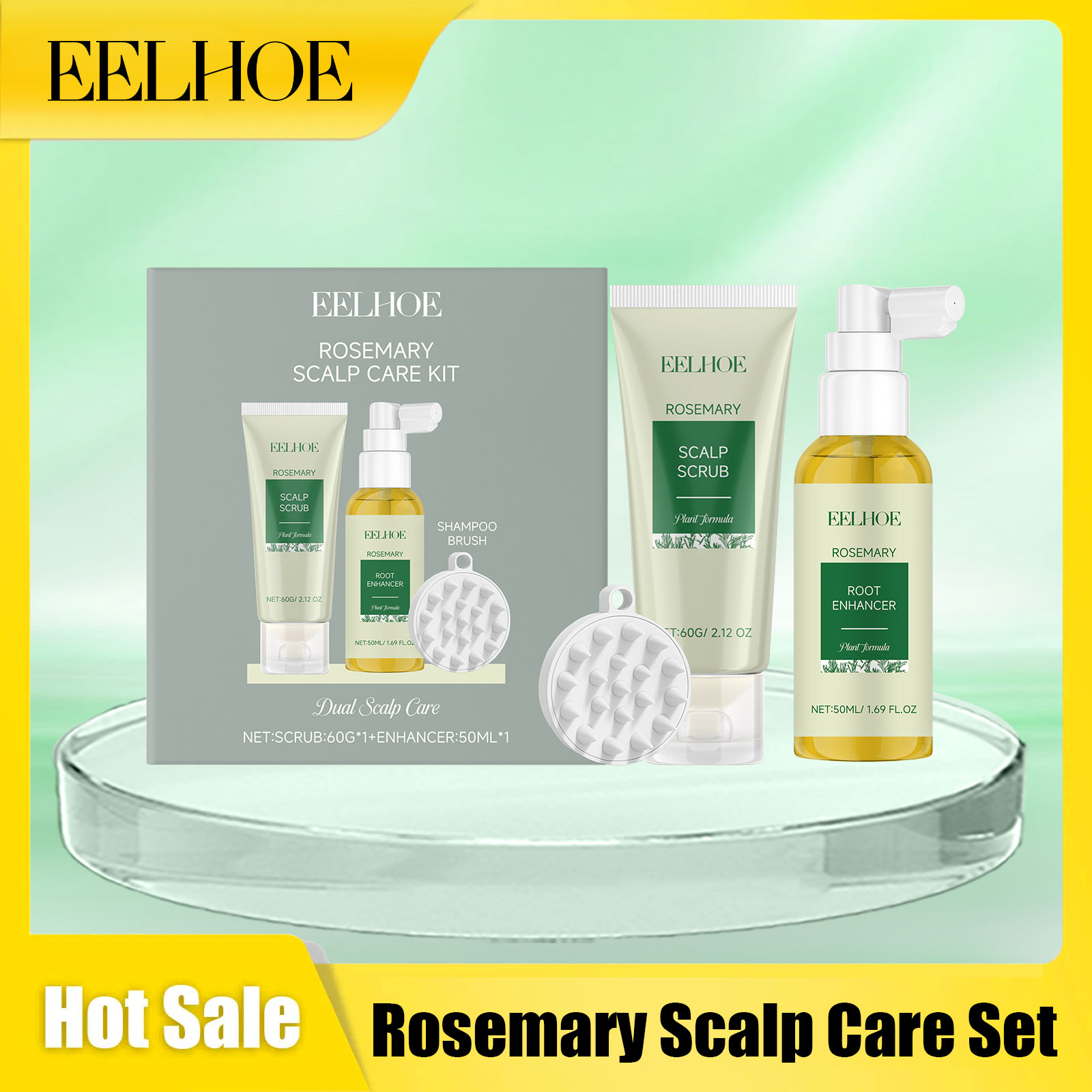 Eelhoe Rosemary Scalp Care Set - đánh giá và giá Hair Care Essential Oil