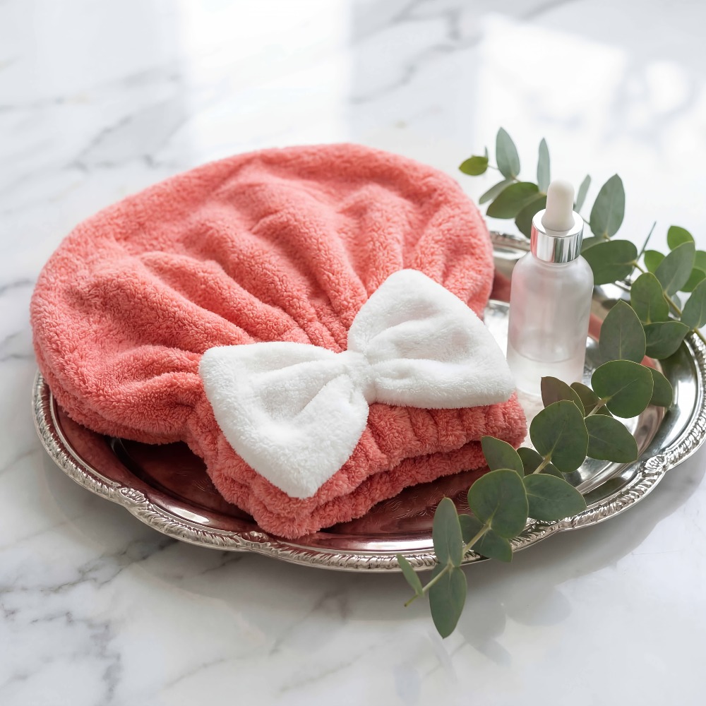 Microfiber Hair Drying Cap, Qu - đánh giá và giá Hair Turban Towel