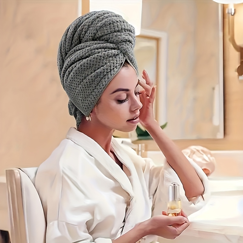 Women's Quick-Dry Hair Towel W - đánh giá và giá Hair Turban Towel