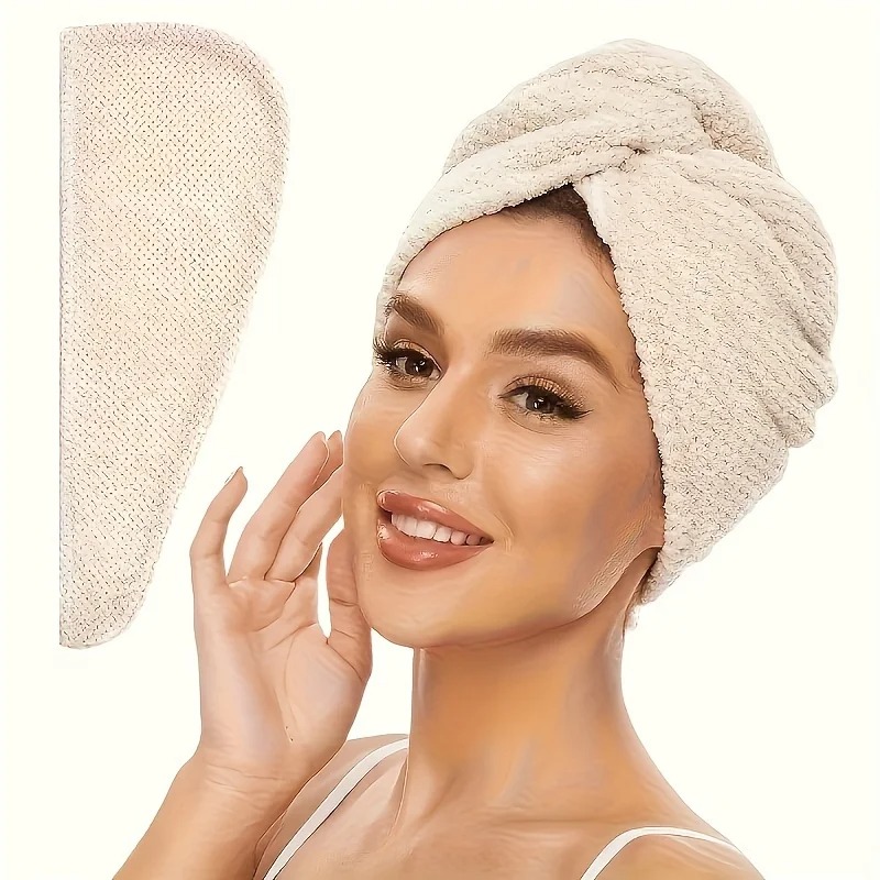 Women's Quick-Dry Hair Towel W - đánh giá và giá Hair Turban Towel