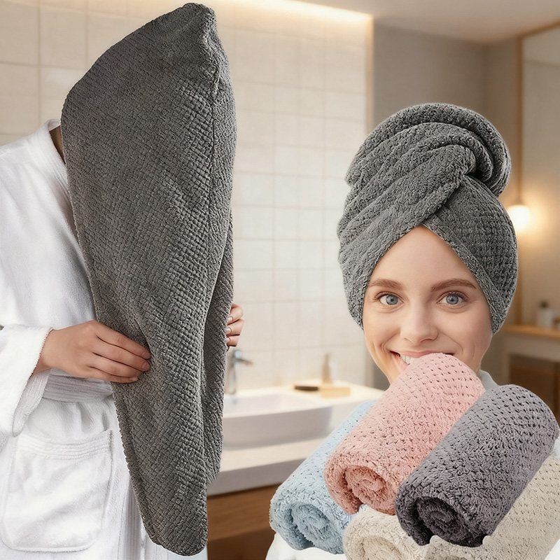 Women's Dry Hair Towel (Dry Ha - đánh giá và giá Hair Turban Towel