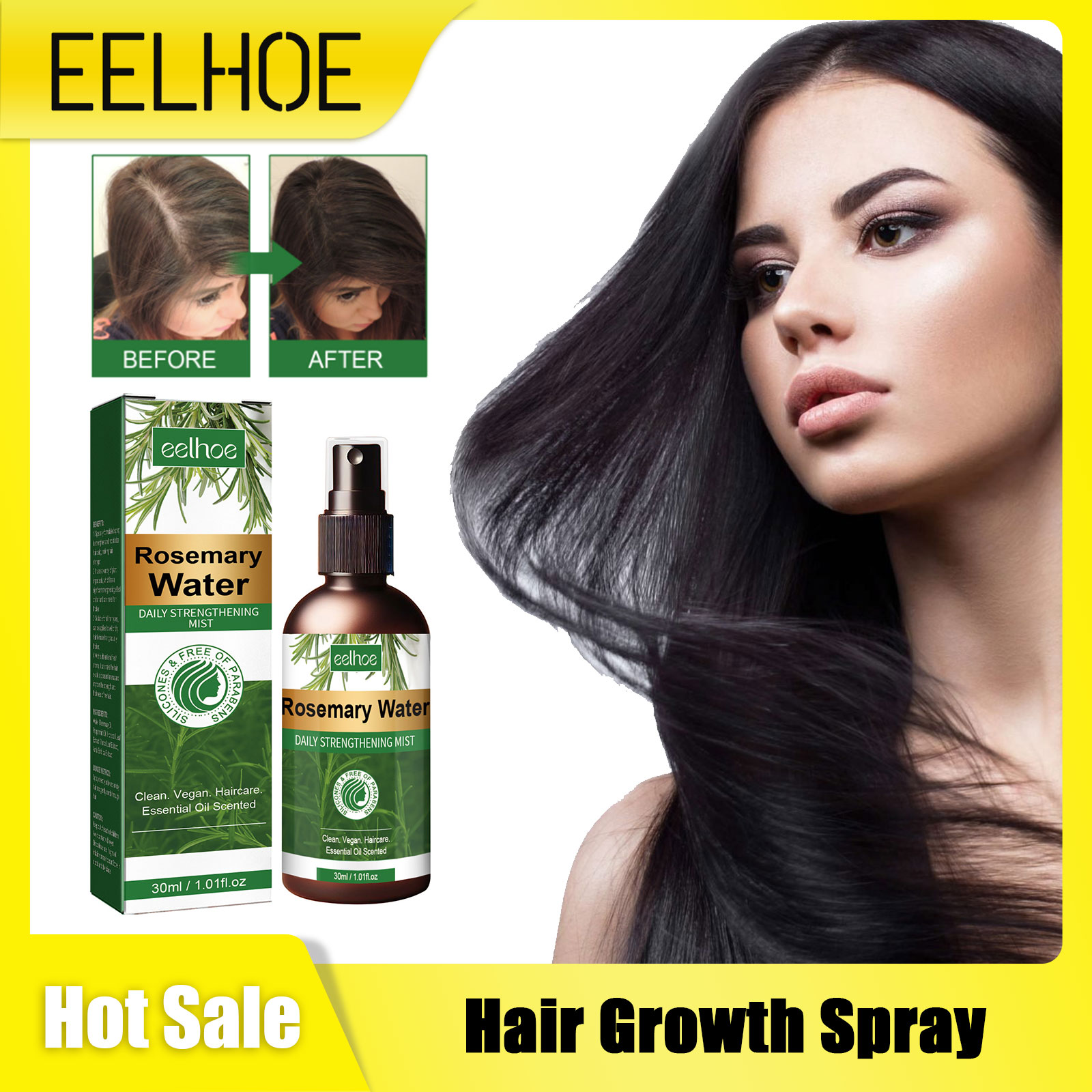 Rosemary Spray for Hair Nouris - đánh giá và giá Hair Care Treatment